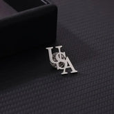 New Personalized Three Initial Brooch